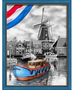 Beldizart Dutch river 30x40 cm AZ-1749