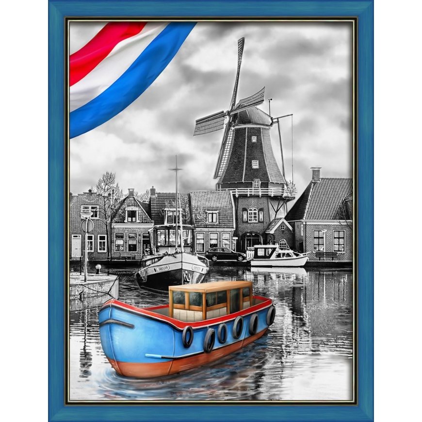 Beldizart Dutch river 30x40 cm AZ-1749