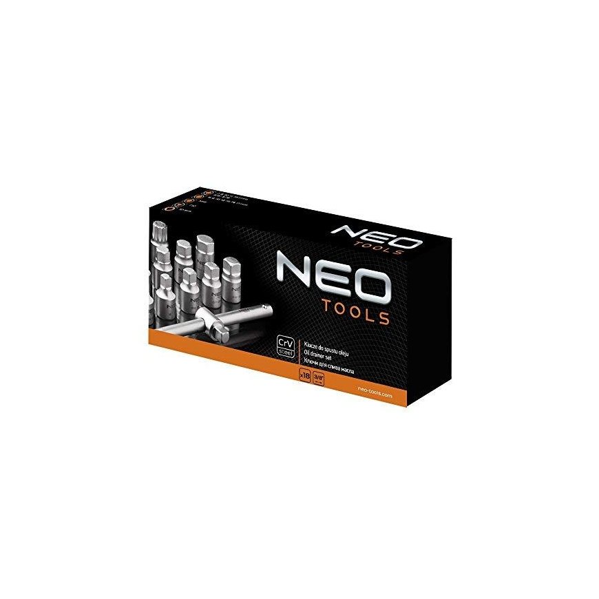 Neo Oil išleidimo veržliarakčiai 3/8 "18 vnt. (11-235) – 3