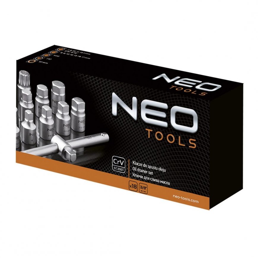 Neo Oil išleidimo veržliarakčiai 3/8 "18 vnt. (11-235) – 8