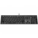 A4Tech A4T Klaviatūra A4Tech FStyler FX60H (baltas apšvietimas)