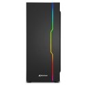 Sharkoon RGB Slider „Midi Tower“ Juoda Sharkoon RGB Slider „Midi Tower“ Juoda