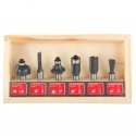 Proline Pro-Line cutter set for wood 8mm 6 pcs. 93121 Proline Pro-Line cutter set for wood 8mm 6 pcs. 93121