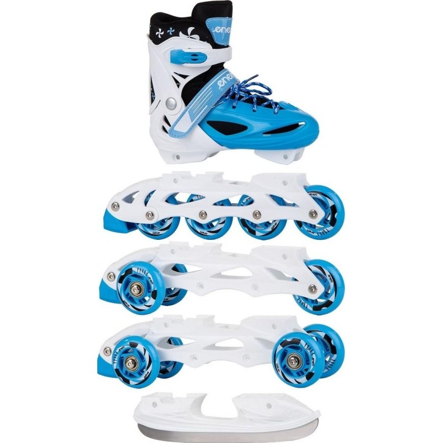 Roller skates Enero 4in1, size 30-33, blue – 14