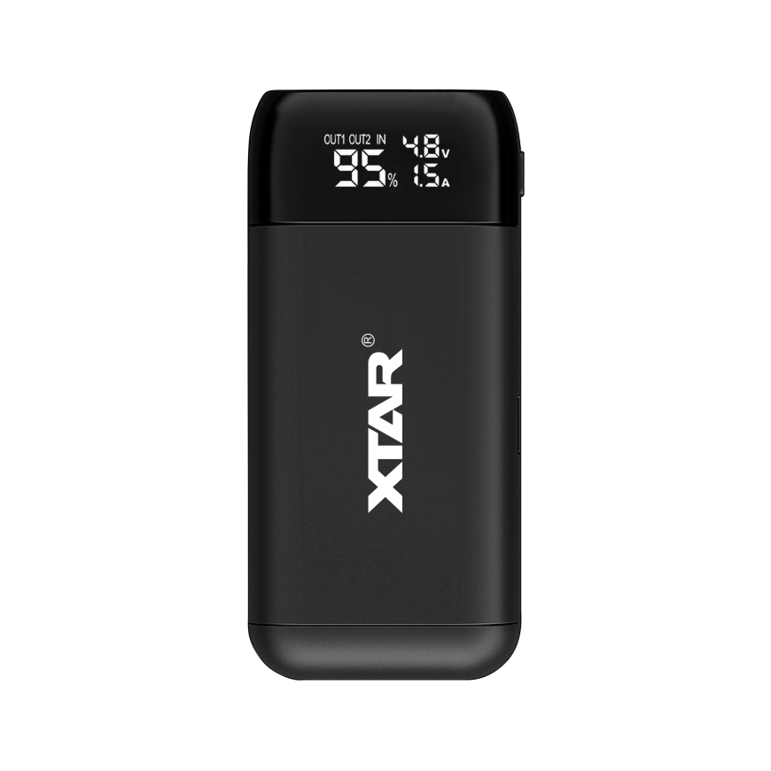Charger/power pack for 18650 XTAR PB2S batteries
