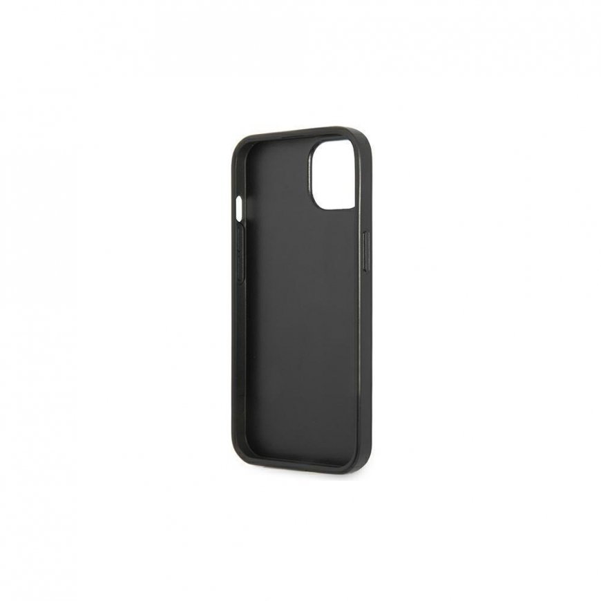 Case Guess GUHCP13LP4TPK iPhone 13 Pro / 13 6.1 inch Black/Black Hard 4G Triangle Logo Card Slot – 3