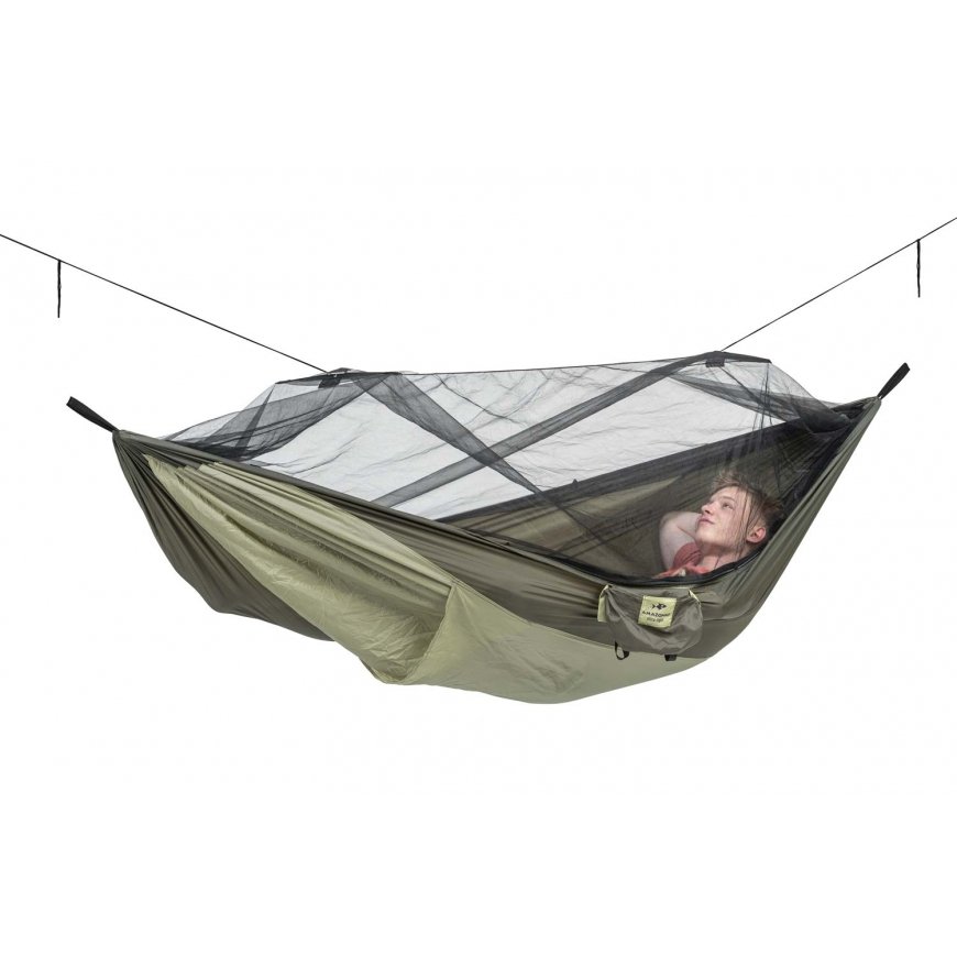 AMAZONAS AZ-1030235 hammock Hanging hammock 1 person(s) Nylon, Ripstop Khaki – 2
