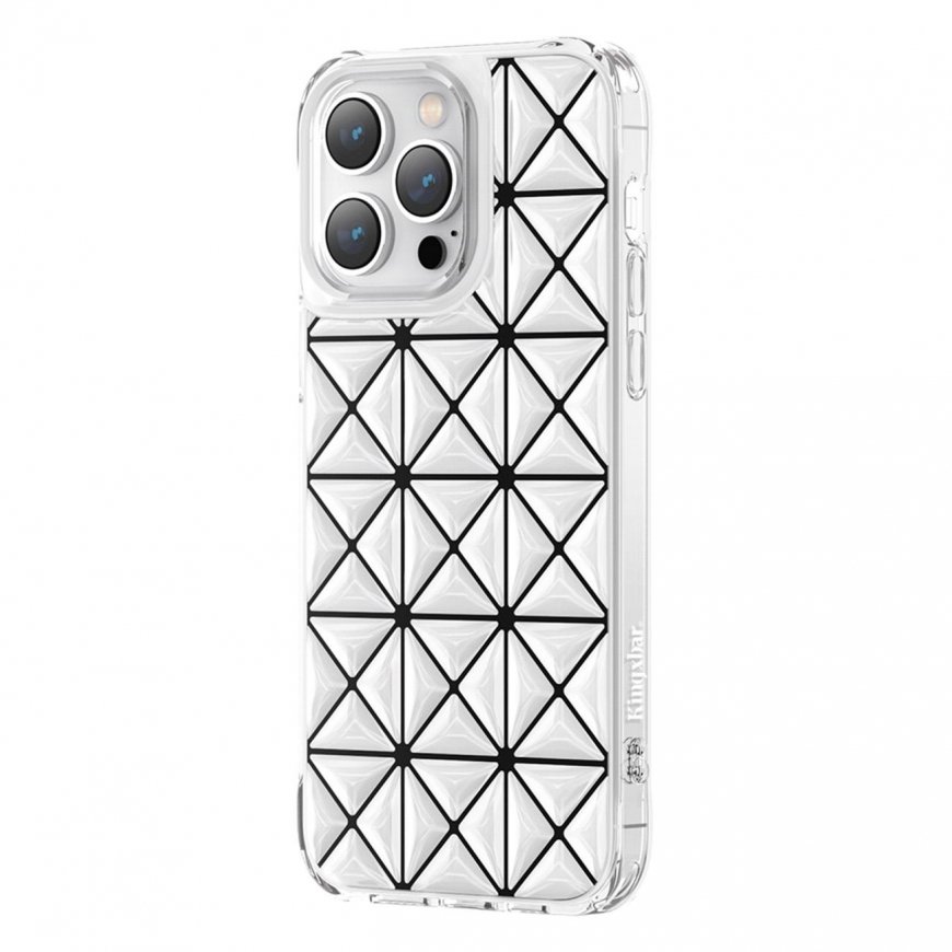 Kingxbar Miya series case iPhone 14 Pro back cover white