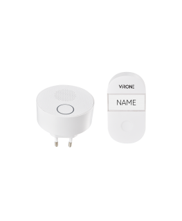 Orno Wireless doorbell SONUS AC, network, button without battery, learning system, 38 sounds, 100 m