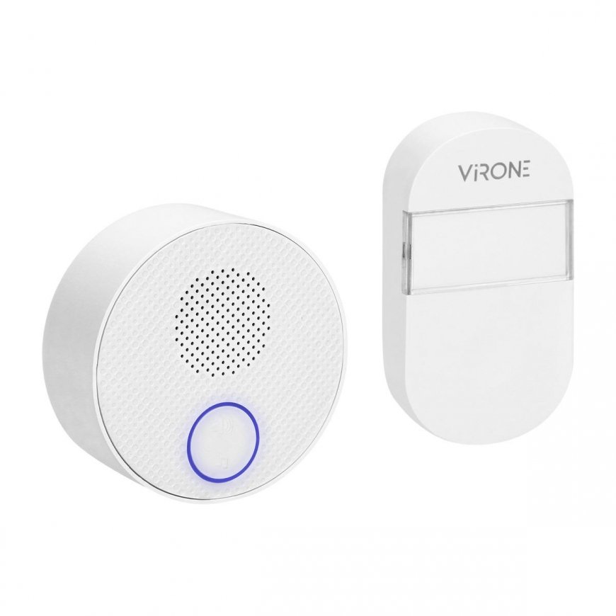 Orno Wireless doorbell SONUS AC, network, button without battery, learning system, 38 sounds, 100 m – 5