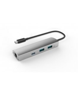 Extra Digital Adapteris USB 3.1 į 2-Port USB 3.0 + 1-Port USB 3.1 su Gigabit Tinklinis