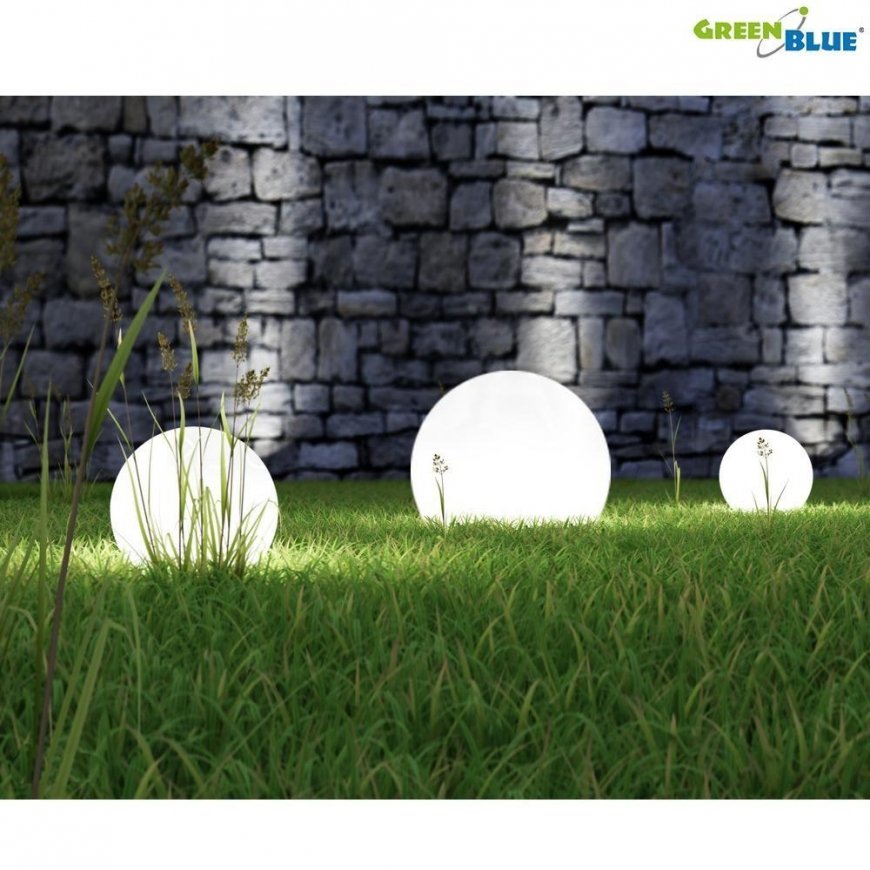 GreenBlue GB166 solar LED garden lamp white SML XL battery light terrace modern – 4