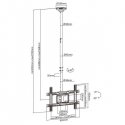 Maclean MC-803 kattoasennus (katto 23 "- 100" maks. 50 kg) Maclean MC-803 kattoasennus (katto 23 "- 100" maks. 50 kg)