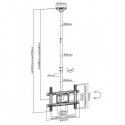 Mount ceiling for TV Maclean MC-803 (Ceiling, 23" - 100", max. 50kg) Mount ceiling for TV Maclean MC-803 (Ceiling, 23" - 100", max. 50kg)