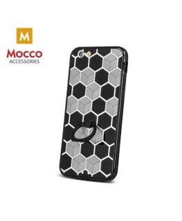 Mocco Ring Silikona Apvalks Priekš Samsung G920 Galaxy S6 Melns - Sudrabs