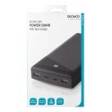 Deltaco PB-C1002 power bank Lithium-Ion (Li-Ion) 30000 mAh Black Deltaco PB-C1002 power bank Lithium-Ion (Li-Ion) 30000 mAh Black