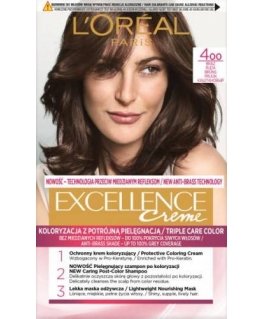 L'Oreal L&39Oreal Paris Excellence Creme Kremas dažymas 4 bronzos