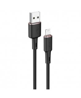 Acefast cable MFI USB - lightning 1.2 m, 2.4 A black (C2-02 black)