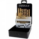 19-piece drill set RUKO Terrax HSS-G TiN 19-piece drill set RUKO Terrax HSS-G TiN