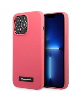 Case Karl Lagerfeld KLHCP13LSLMP1PI iPhone 13 Pro/13 6.1 inch hardcase fuchsia/fuchsia silicone plate