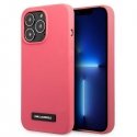 Case Karl Lagerfeld KLHCP13LSLMP1PI iPhone 13 Pro/13 6.1 inch hardcase fuchsia/fuchsia silicone plate