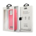Case Karl Lagerfeld KLHCP13LSLMP1PI iPhone 13 Pro/13 6.1 inch hardcase fuchsia/fuchsia silicone plate