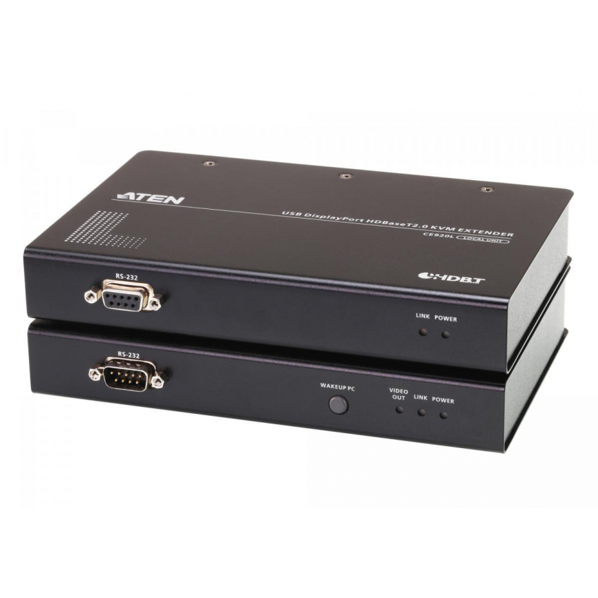 Aten CE920 USB DisplayPort HDBaseT2.0 KVM Extender, 4K@100m w/o