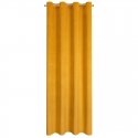 Eurofirany ELIZA Soft velvet night curtain with small pattern, 140X250 cm, loops / rings, color: mustard Eurofirany ELIZA Soft velvet night curtain with small pattern, 140X250 cm, loops / rings, color: mustard