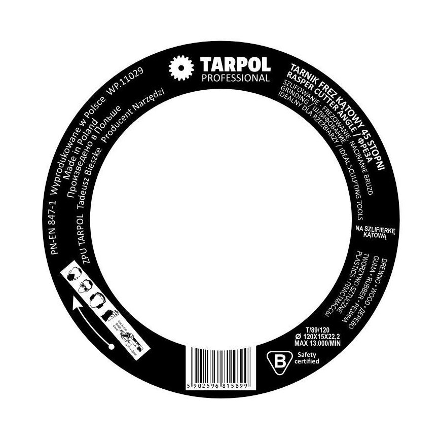 TARPOL ANGLE LARGE 120mm 45 DEGREES T-89 – 3
