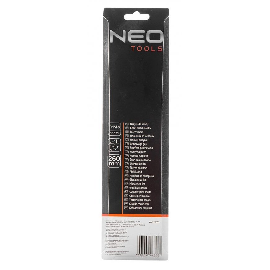 Neo Skardos žirklės 260 mm, kair – 5