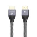 Wozinsky cable HDMI 2.1 8K 60 Hz 48 Gbps / 4K 120 Hz / 2K 144 Hz 3 m silver (WHDMI-30) Wozinsky cable HDMI 2.1 8K 60 Hz 48 Gbps / 4K 120 Hz / 2K 144 Hz 3 m silver (WHDMI-30)