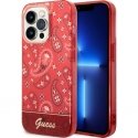 Guess Spėjimas DĖKLAS spėjimas GUHCP14XHGBNHR „Apple iPhone 14 Pro Max Raudona/red hardcase banana P