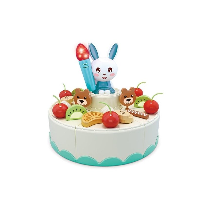 WOOPIE Cukiernia Tort Urodzinowy do Krojenia + Kitkinys do Herbaty 85 e. – 2