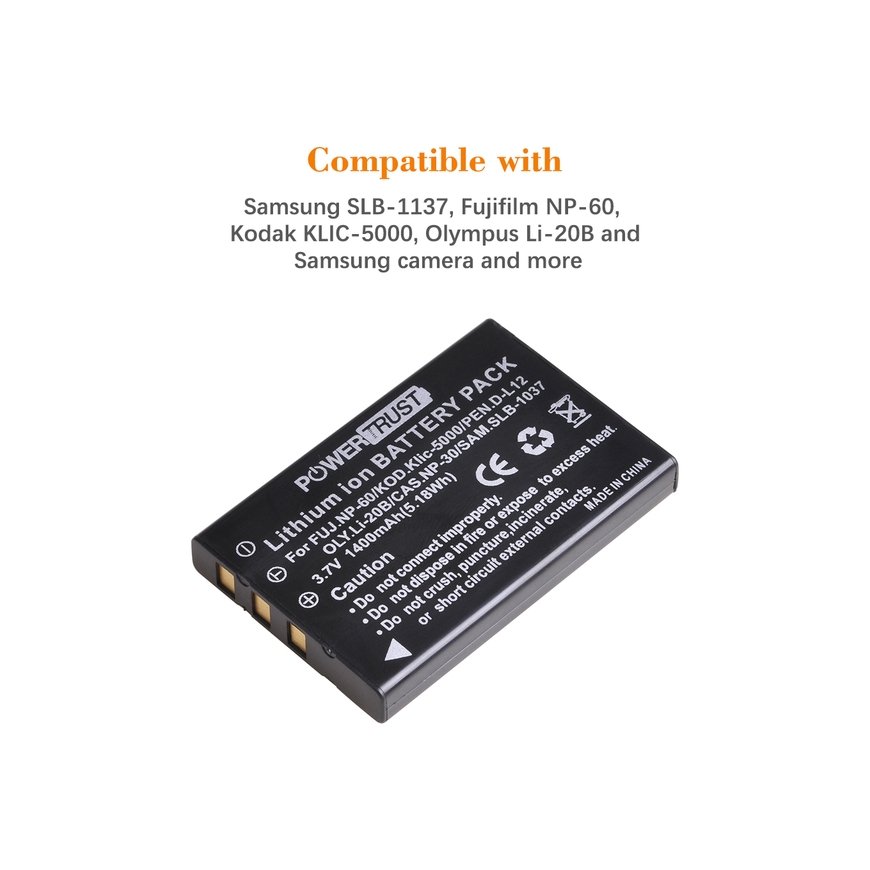 Extra Digital Casio, battery NP-60 – 2