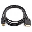 RoGer DisplayPort uz DVI Kabelis 1,8m / DVI-D (Dual Link) RoGer DisplayPort uz DVI Kabelis 1,8m / DVI-D (Dual Link)