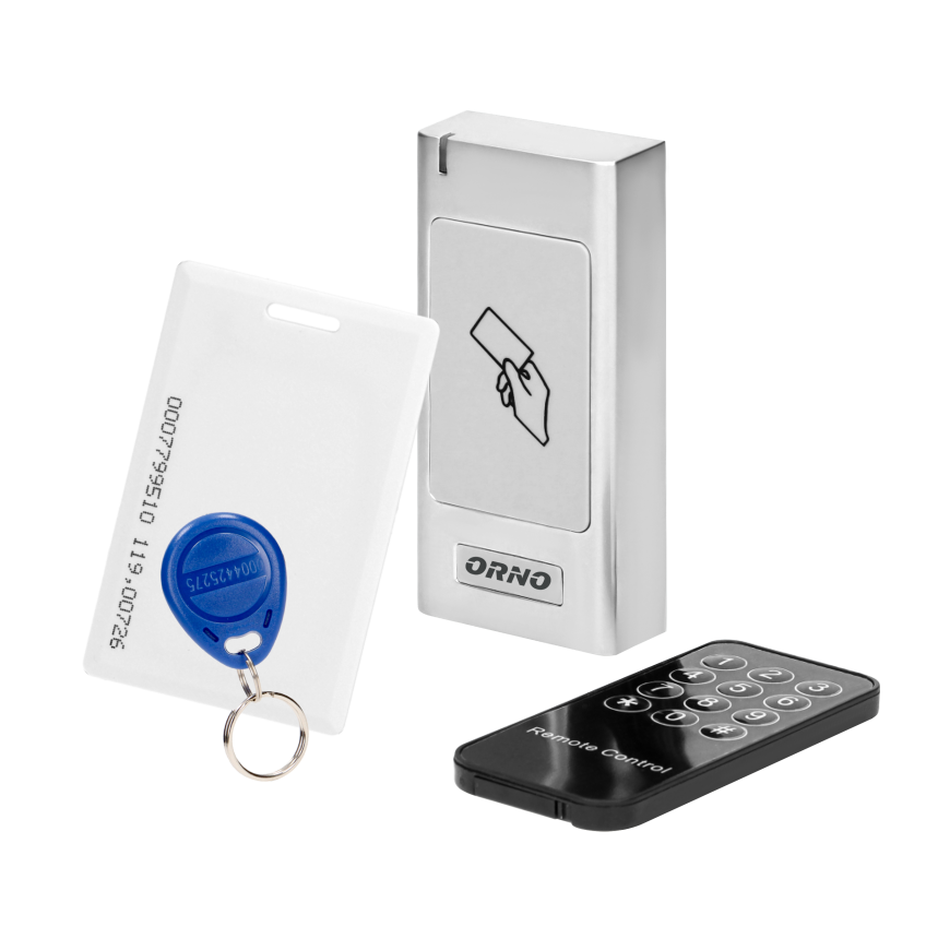 Orno Card and proximity tag reader, IP66, metal housing