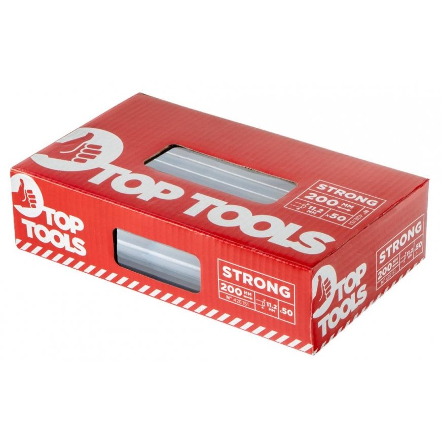 Top Tools Glue sticks 11 mm, transparent, 50 pcs. – 2