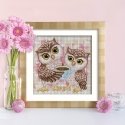 Beldizart Owls and hot chocolate 25x25 cm AZ-1796