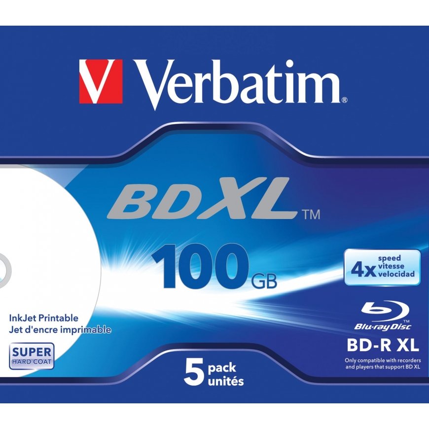 Verbatim 43789 Unrecorded Blu-Ray Disc BD-R