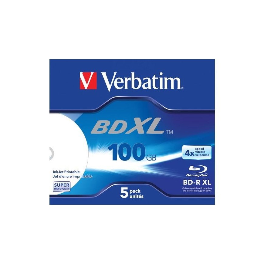 Verbatim 43789 neįrašytas „Blu-Ray“ diskas BD-R 100 GB 5 vnt – 4