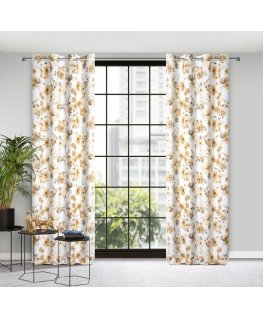 Eurofirany ZAS / CAREN / B + BEIGE 140X250 TRANS