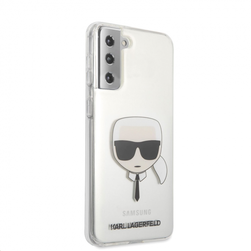 Case Karl Lagerfeld Karl Lagerfeld KLHCS21MKTR S21 + G996 hardcase transparent Karl's manual – 2