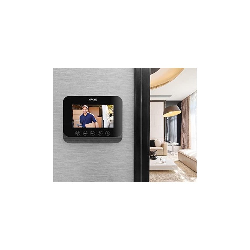 Orno Laisvų rankų vaizdo domofono rinkinys, spalvotas, 4,3 colio LCD, su proximity tag skaitytuvu, j – 4