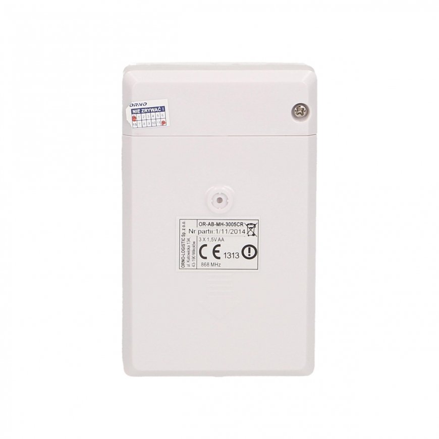 Orno MH Alarm Wireless Motion Sensor White (OR-AB-MH-3005CR) – 11
