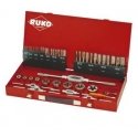 Set of taps and taps RUKO HSS M3-M20, 54 pieces Set of taps and taps RUKO HSS M3-M20, 54 pieces