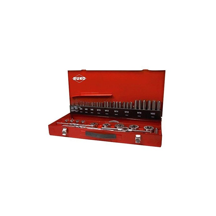 Set of taps and taps RUKO HSS M3-M20, 54 pieces – 6