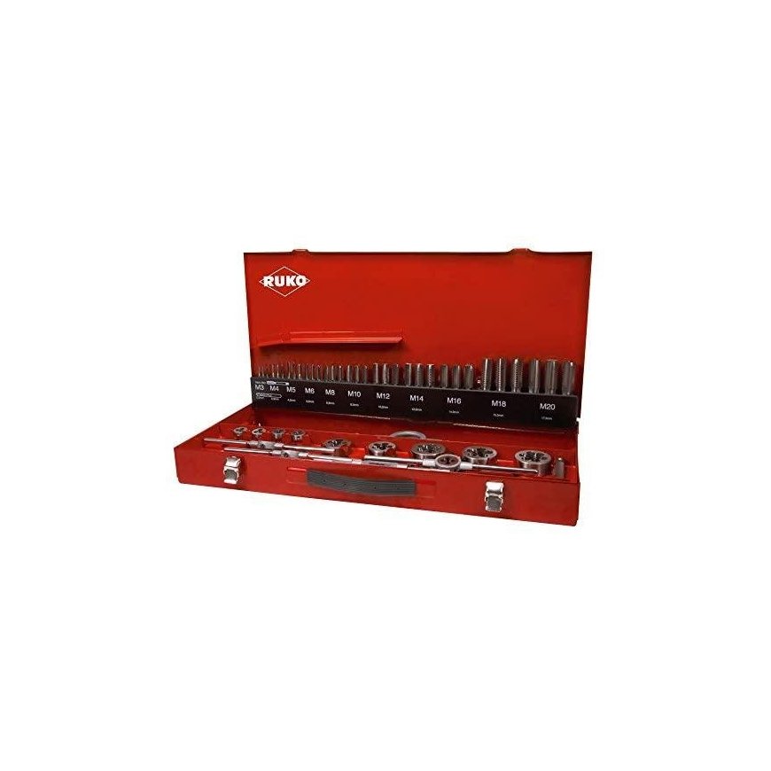 Set of taps and taps RUKO HSS M3-M20, 54 pieces – 8