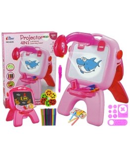 Lean Cars Double-sided drawing board with projector and pictures