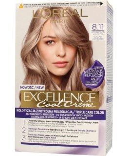L&39Oreal Professionnel Loreal Excellence Cool Creme coloring cream 8.11 Ultra Ashen Light Blond 1op.