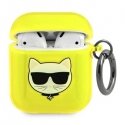 Karl Lagerfeld KLA2UCHFY AirPods Cover Yellow/Yellow Choupette